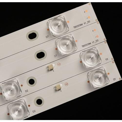 Nuevo Kit de 100%, 16 Uds., 7LED tira de LED para iluminación trasera para Panasonic TV TX-55AX630B TX-55AX630E TB5509M 550TV01