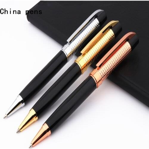 Luxury quality 713 Black Model Business office Ballpoint Pen New School stationery Financial ball point pens