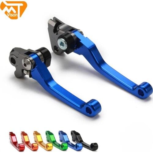 Motorcycle Billet Foldable Pivot Clutch & Brake Lever For YAMAHA YZ125/250 01-07 YZ250F 01-06 YZ426F/450F 01-07 WR250F 01-02