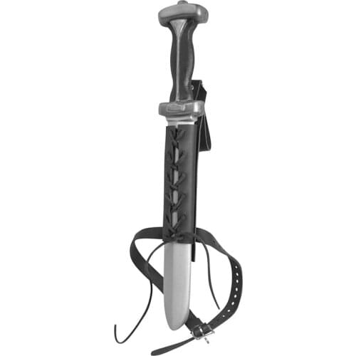 Medieval Assassin Dagger With Leg Scabbard Harness Drop Thigh Holster Steampunk Garter Sheath Holder Rogue Costume Kit For Larp