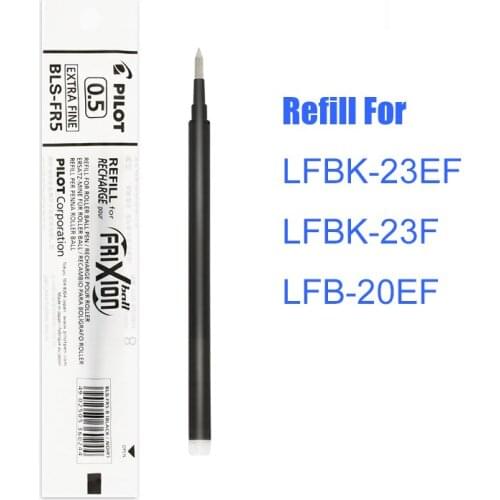 Erasable Gel Pen Refill LifeMaster PILOT FriXion Gel Pen Refill - 0.5 mm 12pcs/lot BLS-FR5 (Compatible with LFBK-23EF/LFB-20EF)