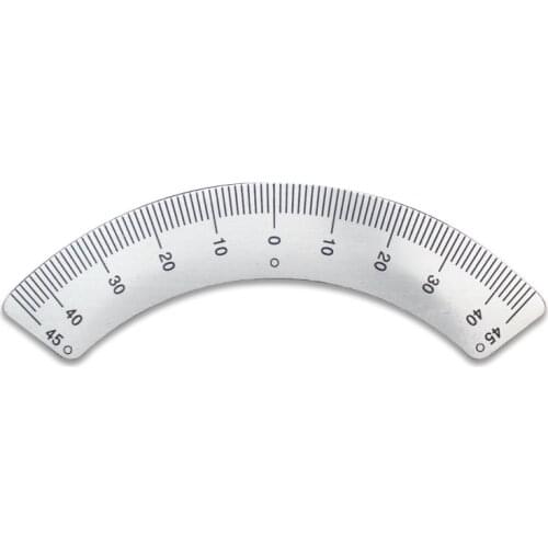 PINTUDY Protractors Milling Machine Part - Angle Plate Scale ruler 45 Degree Angle Arc M1197 Measuring Gauging Tools 2021 New