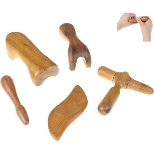 Vietnam Fragrant Wood Body Foot Reflexology Acupuncture Shiatsu Thai Massager Roller Therapy Meridians Scrap Lymphatic Drainage