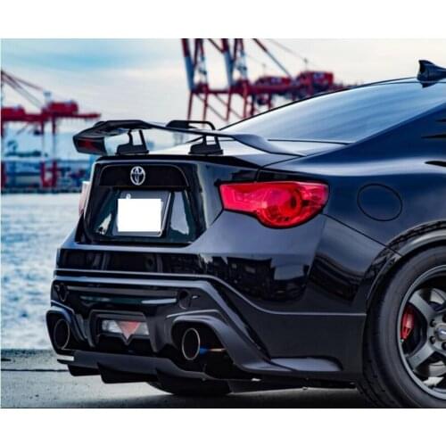 High Quality FR-S STYLE REAL CARBON FIBER / PRIMER REAR WING TRUNK LIP SPOILER FOR TOYOTA 86 GT86 GT & SUBARU BRZ 2012-2020