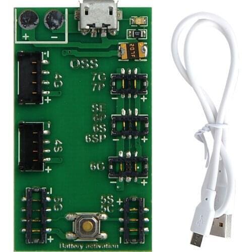 Micro USB Cable Activation Charging Board For iPhone 4 4s 5 5s 5c 6 6s 6plus 6splus 7 7Plus Battery Activation Plate Car Charger