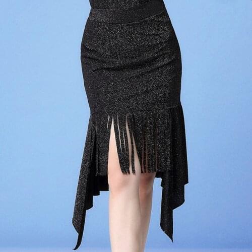 Sexy New Latin Dance Skirt Women 2021 Professional Samba Dancing Skirt Adult Stage Samba Tango Rumba Practice Dance Dress