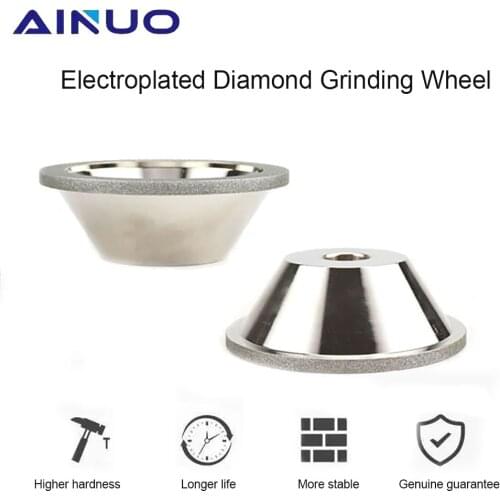 125mm 5" Diamond Grinding Wheel Cup Electroplate Grinder Cutter Grinding Disc Carbide Metal Tungsten Steel 5/4" Hole