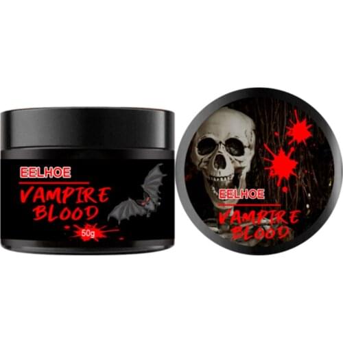 30g/50g Halloween Simulation Fake Blood Gel Make Up Simulation Blood Cream Tool Masquerade Cool Props