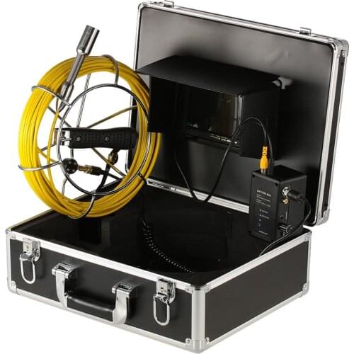 7 Inch Monitor 20M Cable Sewer Pipe Inspection Camera System Equipment With 23MM Camera Head Used For Pipe Inspection