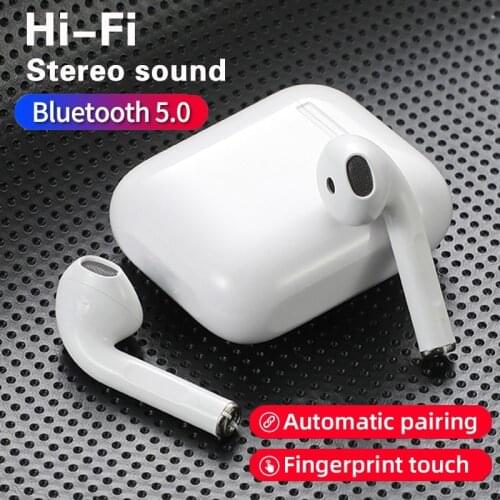 Bluetooth headset new binaural 5.0 TWS with charging compartment private mode true stereo for iPhone Android Xiaomi smartphone