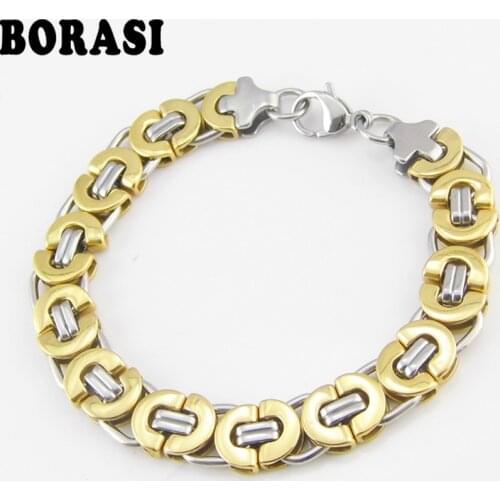 BORASI Gold Bracelets For Men