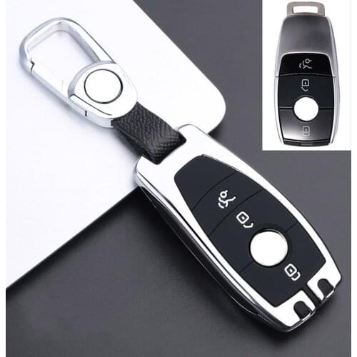 Car Key Bag Case Cover Key Holder For Mercedes Benz E C G M R S Class W204 W212 W176 GLC CLA GLA AMG Accessories car styling