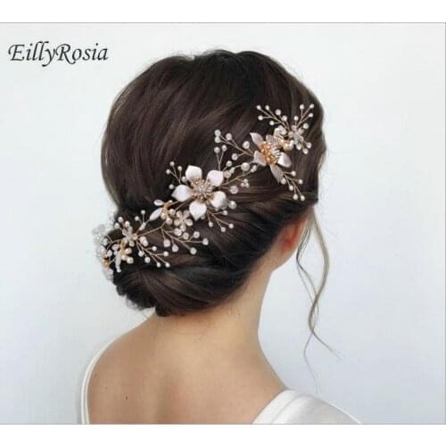 Flower Styling Headband Metal Hair Headdress Bridal Wedding Hair Accessories Chic Headband Party Accessories tocados para novia