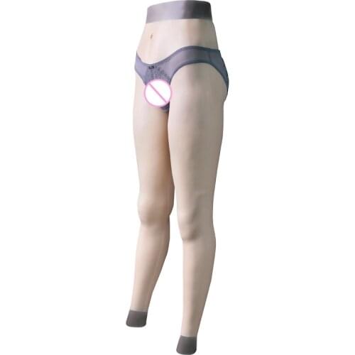 Ankle-length Silicone Panty Realistic Full Silicone Fake Vagina Panty Crossdresser Transgender Cosplay Transvestite Dragqueen 1G