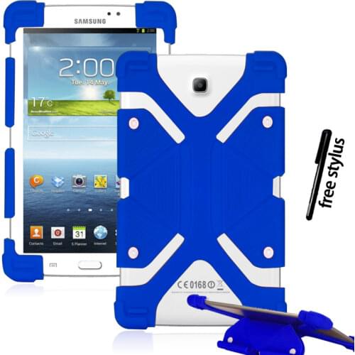 For Samsung Galaxy Tab S 2/Tab 3/Tab 4/Tab 5e/Tab 6/Tab S7/S7 Plus/Tab 9.7"/Tab 10.5" Tablet Soft Silicon Stand Back Case Cover