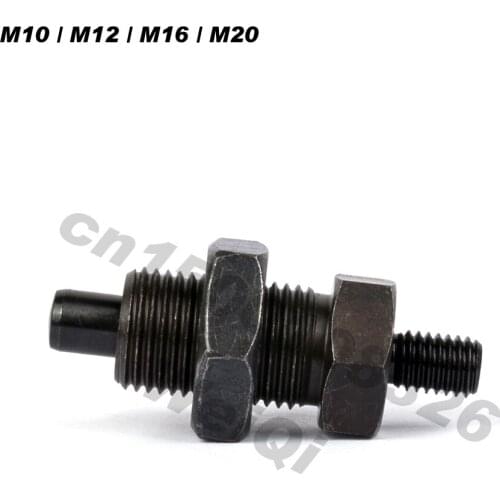 Indexing plungers,return type, carbon steel,with lock nut,thread M10M12M16M20,pin 5/6/8/10mm