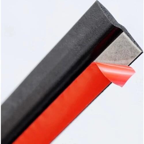 1M Car Door Rubber Seal Strips Z shaped Trim Noise Insulation Weatherstrip Z Type Rubber Seal For Car Internal Accessories
