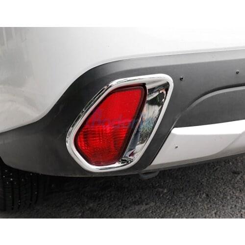Rear Fog Lamp Cover Light Trim Foglight Garnish Panel Moulding Trim For Mitsubishi Outlander 2016 2017 Auto Accessories