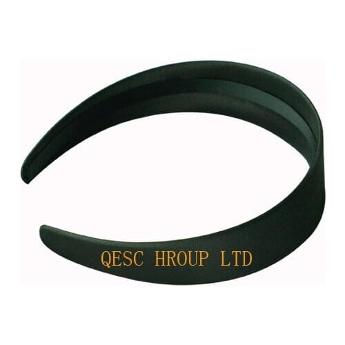 Wholesale NEW Black 3.8cm satin headband/hair band/hair accessories,for fascinator,FREE SHIPPING