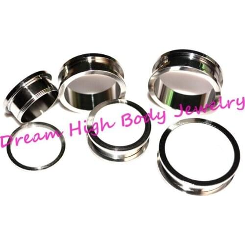 Flesh Tunnel Ear Plug Bigger Size 22-30mm 316L Stainless Steel Fashion Body Piercing Jewelry Ear Expander Earring Cool Fancy