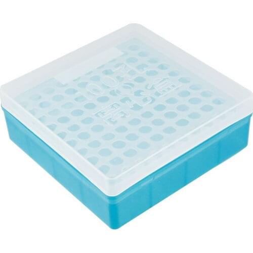 Plastic Square 100 Positions Laboratory 1.5ml Centrifuge Tube Case Box
