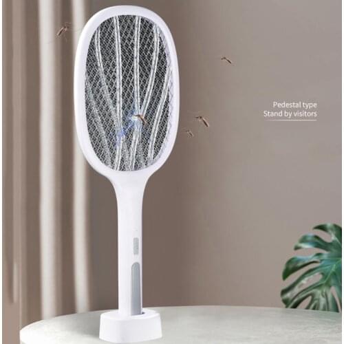 2-in-1 Portable Trap Mosquito Killer Lamp 10 LED 3000V Electric Bug Zapper USB Rechargeable Summer Fly Swatter Trap Flies Insect