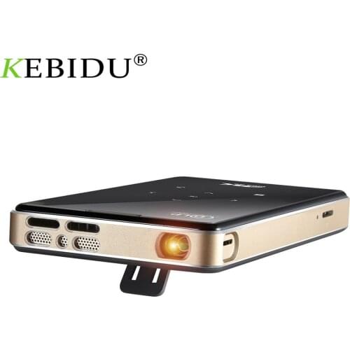 P09 Mini Portable Projector Android 9.0 2. 8G DLP WiFi Bluetooth Projector 4K HD IN Beamer Home Cinema Outdoor Video Proyector