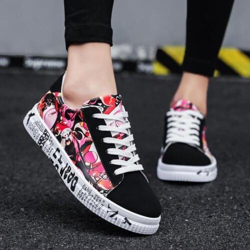 Plus Size Autumn Shoes Sport Women PU Leather Sneakers Women Running Shoes Woman Sports Black Training Basket Femme 2021 E-962
