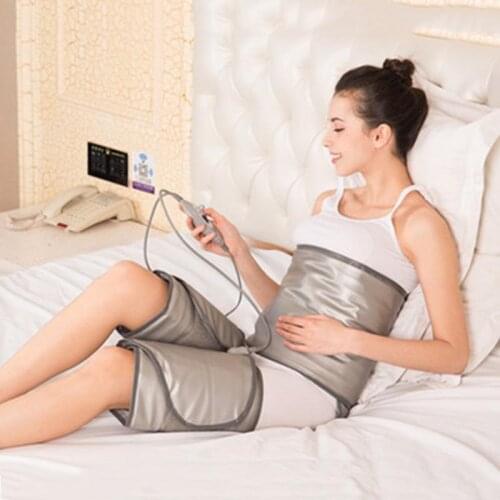 Waist Trimmer Exercise Belly belt+Leg Belt Slimming Burn Fat Sauna Weight Loss fat shaping burning abdomen 220V