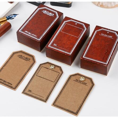 Vintage Classic Label Cards decoration stamp Frame wooden rubber stamps for scrapbooking stationery DIY Craft standard stamp