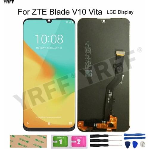 6.26'' LCD Screens For ZTE Blade V10 Vita LCD Display Touch Screen Digitizer Assembly Panel Sensor Phone Repair Sets