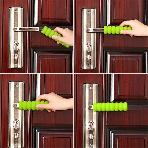 1Pc Soft Elastic Door Handle Foam Cover Doorknob Guard Protector Anti-collision Door Stopper Safety Baby Children Protection