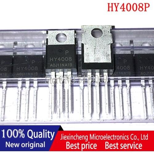 10PCS HY4008P HY4008 TO-220 transistor 200A 80V N-channel 100% New Original