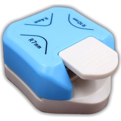 3-in-1 Mini Corner Trimmer Corner Rounder Punch R4/R7/R10mm Round Corner Trimmer Cutter For Card Photo Paper Laminating Pouches