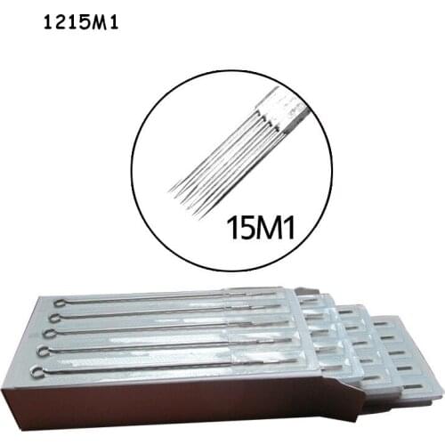 50 pcs/Box Disposable Pre- Steriled 15 Magnum Tattoo Needles Blistered Packed for Tattoo Machine Grips Supplies