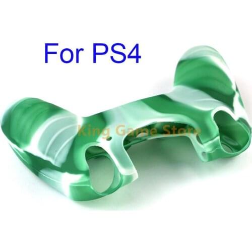 50PCS Camo Silicone Soft Case Anti-slip Silicone Stick Grip Cover Skin Case for Sony PlayStation 4 PS4