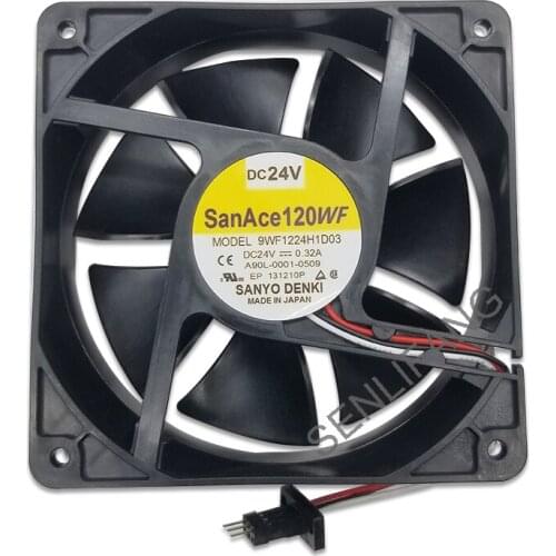 9WF1224H1D03 DC24V 0.32A For Sanyo For Fanuc Waterproof Fan Processor Cooler Heatsink Fan For Computer