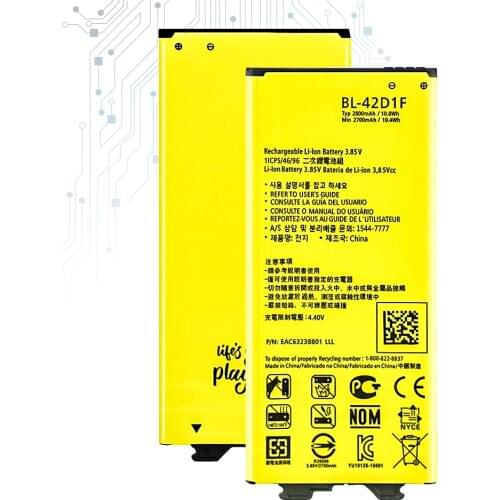 BL-42D1F BL-44E1F BL-45B1F BL-49SF BL 51YF/T32/T33/T34/T37/T39/T41/T42 Battery For LG G4 G5 G6 G7 G8/V10 V20 V30 V40 V50 ThinQ