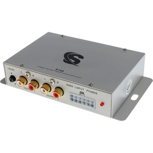 Car Audio Speaker Conversion Adapter Box HIFI Output Universal