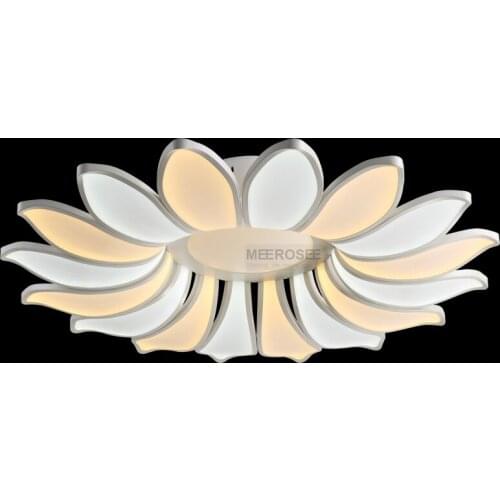 Big LED Ceiling Light Fixture 16 Petals Flower Acrylic LED Light Modern Lustres lamparas de techo Light lampara techo
