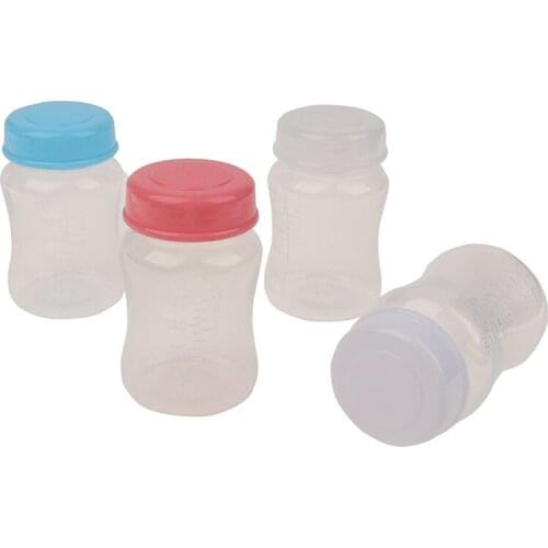 Breast Milk Storage Bottle Wide Neck Infant Newborn Food Freezer Fresh Cup Breast Milk Storage Bottle 180ml