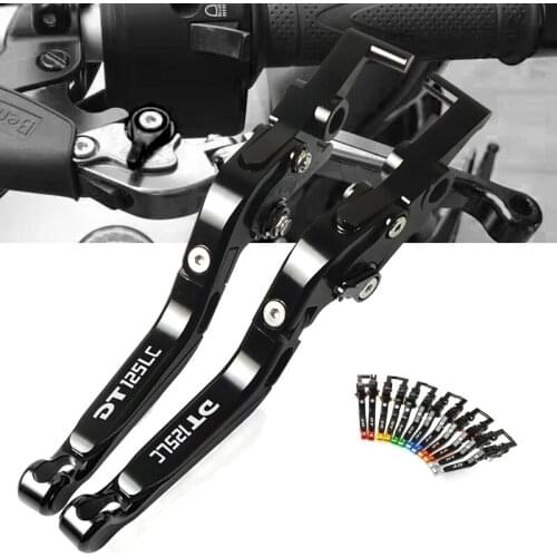 For yamaha DT125LC DT 125 LC MK2 MK3 1985-1989 Motorcycle Accessories CNC Brake Clutch Levers Adjustable Folding Extendable