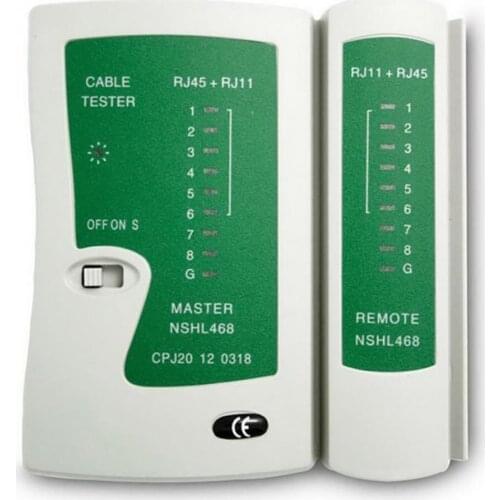 Professional Network Cable Tester RJ45 RJ11 RJ12 CAT5 UTP LAN Cable Tester Detector Remote Test Tools Networking