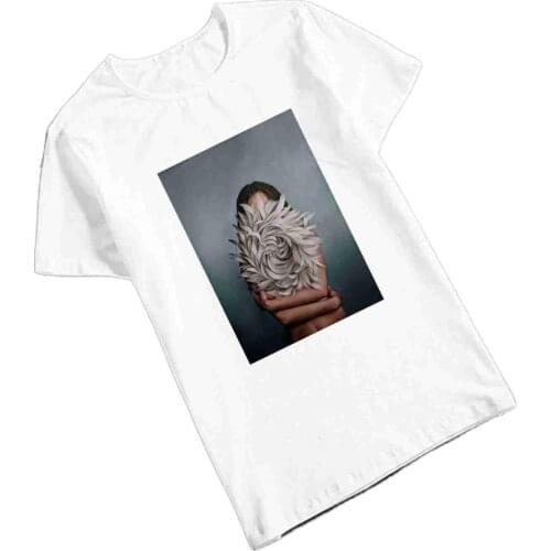 Summer High Quality Print Embroidery Femmes Women T-shirt 95% Cotton Girls Unisex Tops Women Tshirt Lady Women Tees Angel Tops