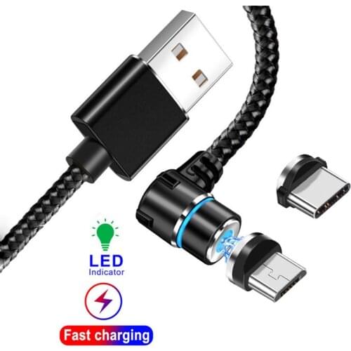 Magnetic USB Cable 2A Fast Charging USB Type C Cable Magnet Charger Data Charge Micro USB Cable Mobile Phone Cable USB Cord