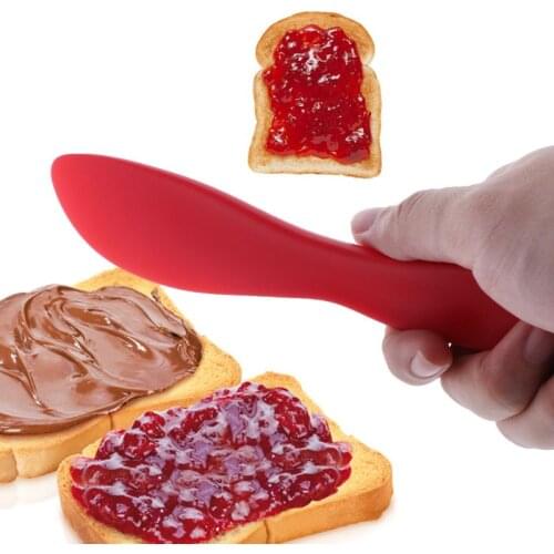 Non Sticky Toast Bread Spread Butter Spatula Cake Cream Scraper Home Baking Tool