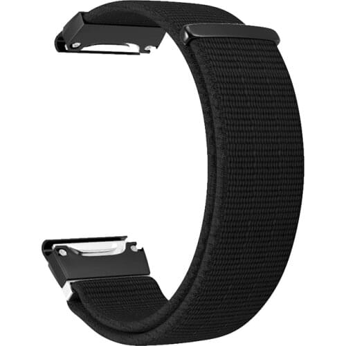 22mm Nylon Watch Band Hook and Loop Strap for Garmin Fenix5 Plus Forerunner935 UY8