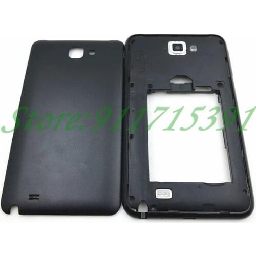 New For Samsung Galaxy Note 1 N7000 i9220 Housing Middle Frame Cover + Battery Back Cover Repair parts