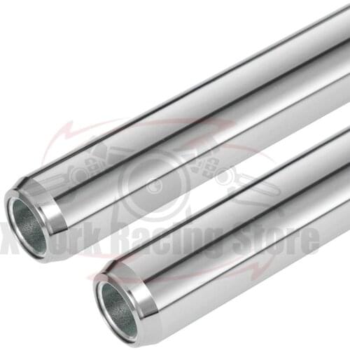 Front Inner Fork Tubes Pair Pipes For Yamaha XV400 VIRAGO 1987-1994 2GV-23110-01-00 2GV-23110-00-00 36X595mm