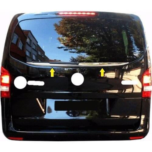 Fit For Mercedes Vito W447 Glass Six Molding Chrome After 2014 Chromium Styling Accessories Modified Designed Outdoor Makeup Car